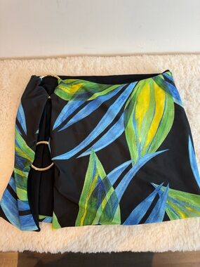 Louisa Ballou Black & Multicolor Swim Cover-Up